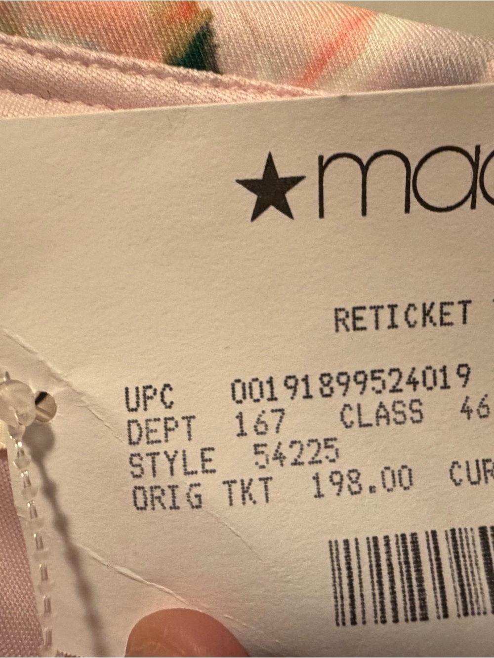 Eliza J Pink Floral Off-Shoulder mermaid gown - Picture 11 of 12